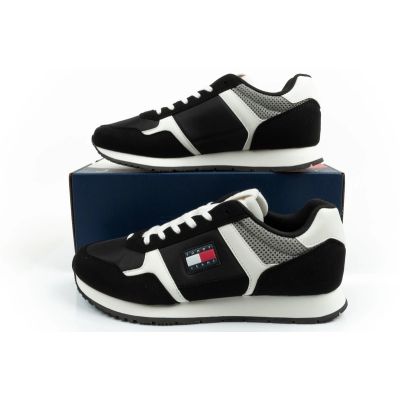 10. Tommy Hilfiger Herren TJM Runner Freizeit-Sneaker, schwarz