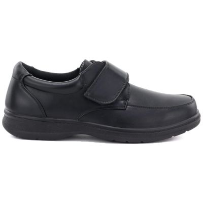 6. Schwarze Herrenschuhe mit Klettverschluss Vanhorn Z26-TO90404