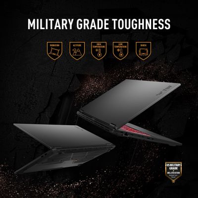 27. ASUS TUF Gaming A18 FA808UM-S9058 Ryzen 7 260 18,0" 2,5K 240Hz IPS-Level 500nits AG 16GB DDR5 5600 SSD512 GeForce RTX 5060 8GB WLAN+BT LAN Kamera 1080p 90Wh Kein Betriebssystem Jaeger Grau