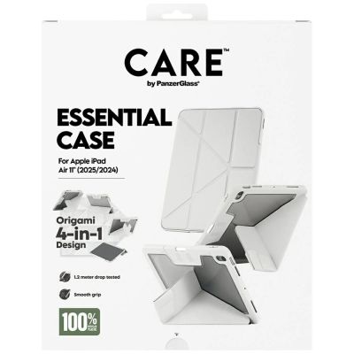 5. Care by PanzerGlass Y-Fold-Case für iPad Air 11" 2025 (7. Generation) / iPad Air 11" 2024 (6. Generation) - Hellgrau