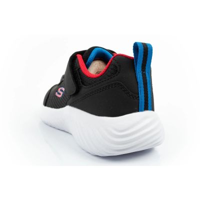 5. Skechers Bounder Kindersportschuhe mit Klettverschluss, leicht, modisch, schwarz