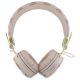 3. Guess Bluetooth On-Ear-Kopfhörer ENC GUBH70EPOSMW braun/braun Peony Script Round Shape