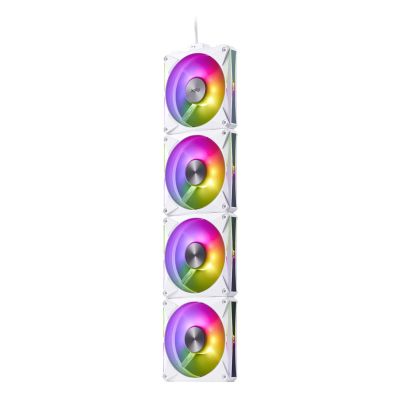 5. XPG HURRICANE MAG 120 Lüfter (4 Stück 120 mm ARGB PWM Lüfter) WH Einzelhandelsverkauf