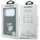 9. Karl Lagerfeld Smooth Choupette Sketch MagSafe Hülle für iPhone 18 Pro / 17 Pro / 18 Pro - Schwarz