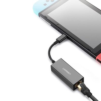 5. Ugreen externer Netzwerkadapter RJ45 - USB Typ C (1000 Mbps / 1 Gbps) Gigabit Ethernet grau (CM199)