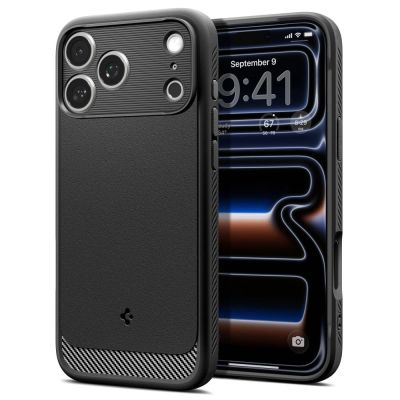 2. Spigen Rugged Armor MagSafe Hülle für iPhone 18 Pro Max / 17 Pro Max – Mattschwarz