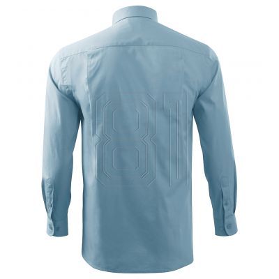 6. Malfini Style LS M MLI-20915 Hemd blau