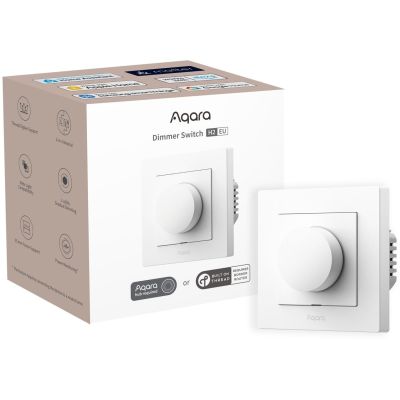 Aqara Dimmerschalter H2 EU Weiß mit Drehknopf KD-R01D