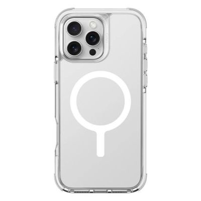 2. Uniq Combat iPhone 16 Pro 6,3" Hülle Magclick Charging weiß/lume weiß