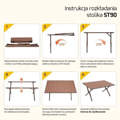 9. PROMIS TOURISTENTISCH, KLAPPBAR, ROLLBAR ST90