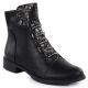 8. Damen-Stiefeletten mit Blumenmuster, schwarz, Jezzi ASA62-16