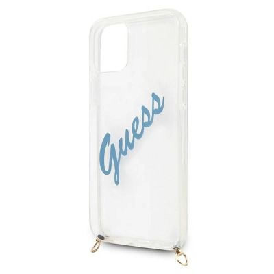 5. Guess GUHCP12SCRTVSBL iPhone 12 mini 5.4" blau/blau Hardcase Script Vintage