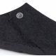 2. Birkenstock Anthrazit Wollfilz-Isolierpantoffeln für Damen/Herren schmal (1015084)