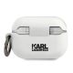 2. Karl Lagerfeld KLACAPSILCHWH AirPods Pro cover biały/white Silicone Choupette