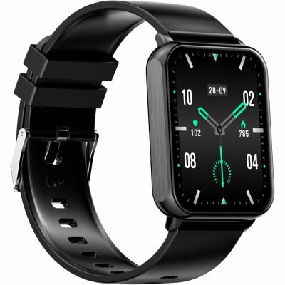 9. Smartwatch Gravity Black 2 Armbänder GT17-7