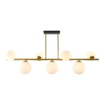 Schienenhängelampe H52CM 7XG9 goldfarben
