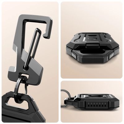 2. Tech-Protect Kevlar Pro Schutzhülle für Apple AirTag 1/2 – Schwarz