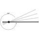 2. Activejet AJE-HILTON Schwarze NW LED-Wandleuchte