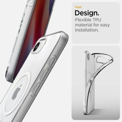 11. Spigen Liquid Crystal Mag MagSafe Hülle für iPhone 16e / 17e – Transparent
