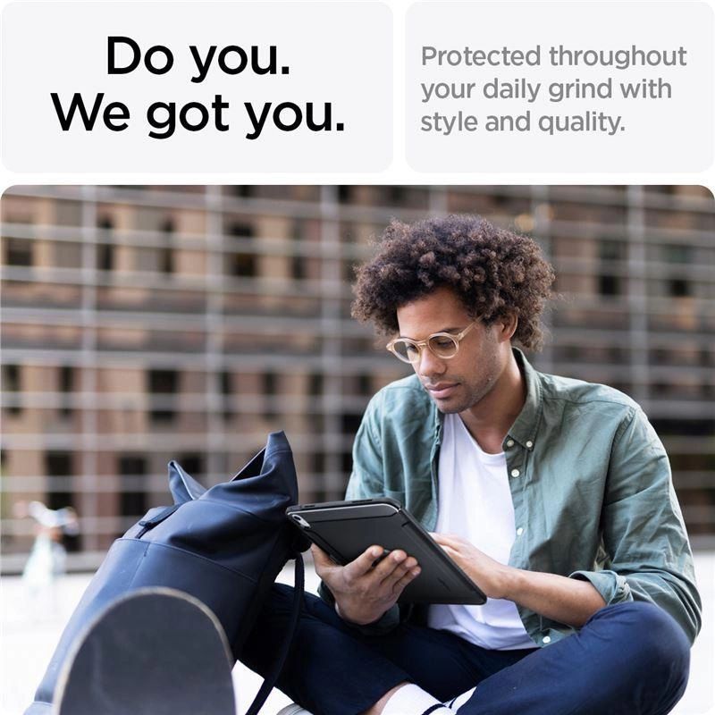 7. Spigen RUGGED ARMOR IPAD 10.9 2022 MATTSCHWARZ
