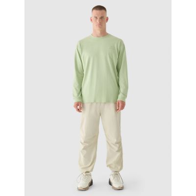 2. Oversize-Langarmshirt für Herren mit Print, Größe 4F 4FRAW24TLONM502-44S