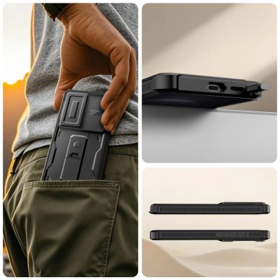 8. Tech-Protect Kevlar Cam+ Hülle für Samsung Galaxy S26 Ultra – Schwarz