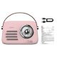 3. SAVIO Tragbares Radio Pink RS-03