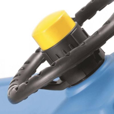 10. KUNSTSTOFFSCHLITTEN CAR DRIVE CONTROL BLAU