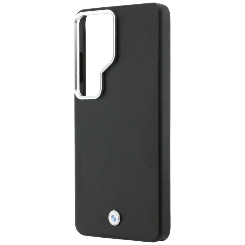 6. BMW Metall-Logo MagSafe Hülle für Samsung Galaxy S26 Ultra - Schwarz