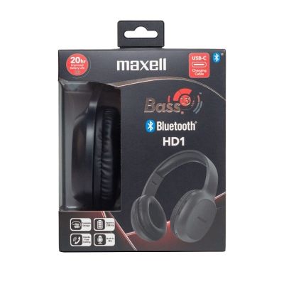 4. MAXELL HD1 BASS USB-C Kabelloser Bluetooth-Kopfhörer