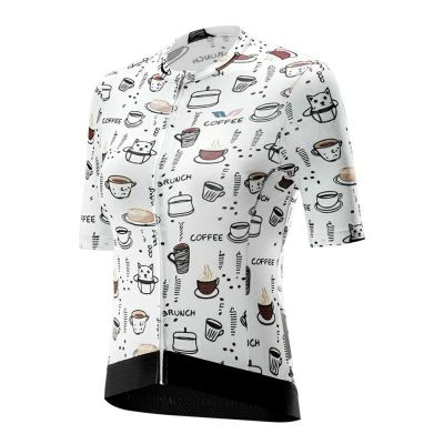 Rockbros 15110005003 Damen-Radtrikot Kurzarm Größe S - Weiß
