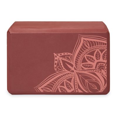 Gaiam Intense Rust Sundial Point 65748 Yogablock