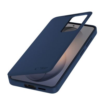 3. Tech-Protect Smart Wallet Case für Samsung Galaxy S26 FE – Mattes Marineblau