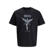 Jack & Jones Nirvana T-Shirt JPRBLUNIRVANA SS TEE 12287521 SCHWARZ