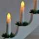 3. HOLZ-ADVENTSLEUCHTER MIT 7 LÄMPCHEN, NETZBETRIEB