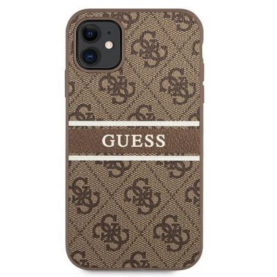 3. Guess 4G Stripe Case für iPhone 11 / Xr 6.1" - Braun