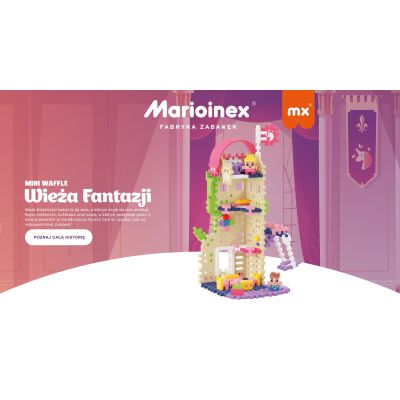 14. MARIOINEX Mini-Waffel-Prinzessinnenturm der Fantasie, 148 Teile