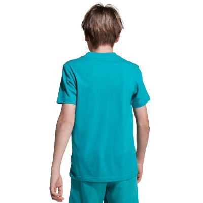 12. adidas Essentials Tee 160 Grünes Kinder-T-Shirt JW0005