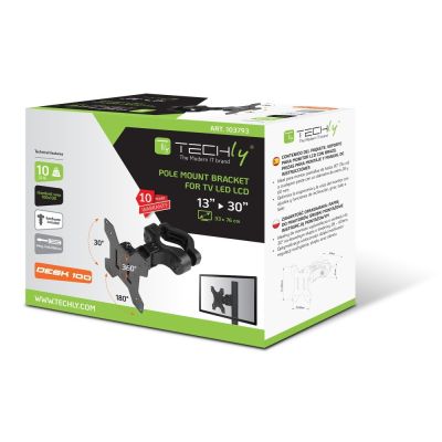 2. TECHLY LED/LCD-TV-Stangenhalterung 13-30 Zoll 10 kg