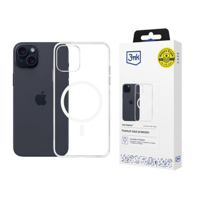 3mk Clear MagCase Hülle für Apple iPhone 15 – transparent