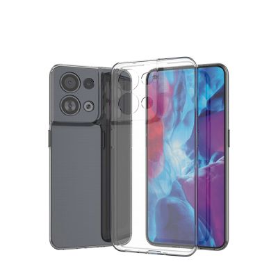 4. Ultra Clear 0,5 mm Hülle für Oppo Reno 8 dünne Abdeckung transparent