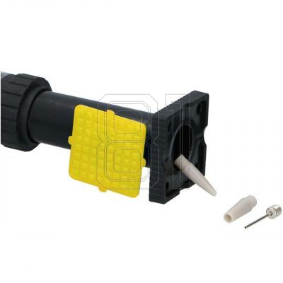 3. Dunlop Fuß-Fahrradpumpe mit Manometer 175416