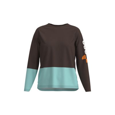 POC W's Motion Air Langarm-Jersey Braun