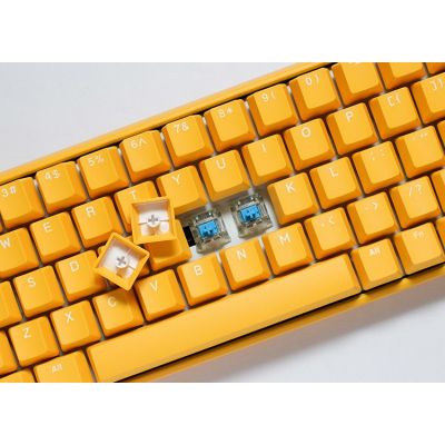 2. Ducky One 3 Gelbe Mini-Gaming-Tastatur USB Deutsch Gelb