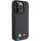 4. BMW BMHCP15L22PTDK iPhone 15 Pro 6,1" schwarz/schwarzer Lederstempel Tricolor