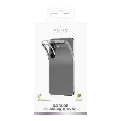5. Puro 03 Nude Silikonhülle für Samsung Galaxy S25 – transparent