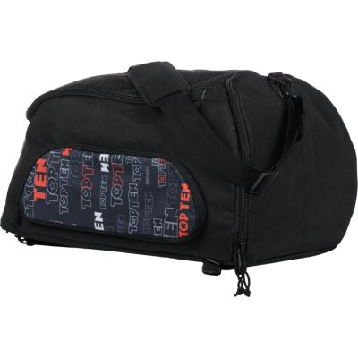 7. TOP TEN "BE4" Rucksack, schwarz und rot, 57 cm x 44 cm x 33 cm
