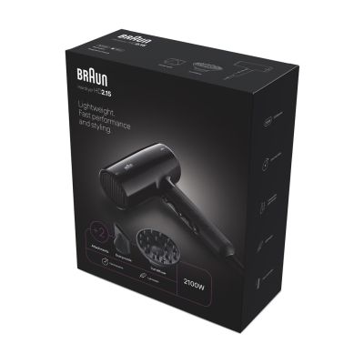 2. Braun Haircare Haartrockner HD2 15 Braun Haircare15 Braun Haircare 15 schwarz Schwarz (BRHD215E)