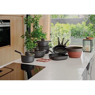 3. BergHOFF Leo Stone+ Runde Universal-Bratpfanne