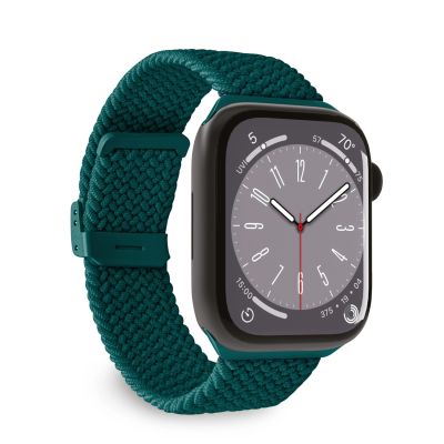 Puro Loop Nylonarmband für Apple Watch 42 / 44 / 45 / 49 mm – Dunkelgrün